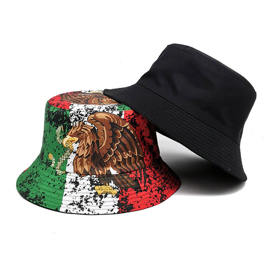Eagle Pattern European And American Retro Nostalgic Fashion Bucket Hat