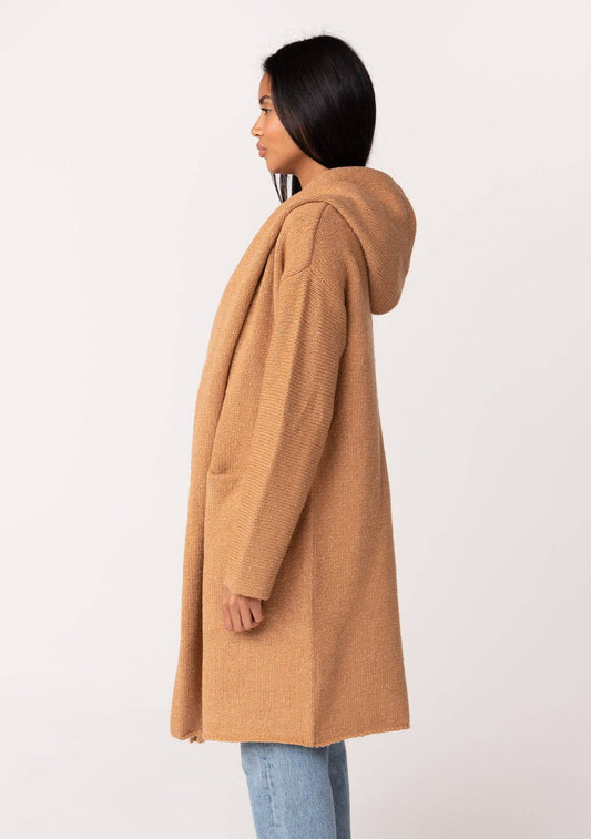 Lovestitch Lennox Sweater Coat - Camel