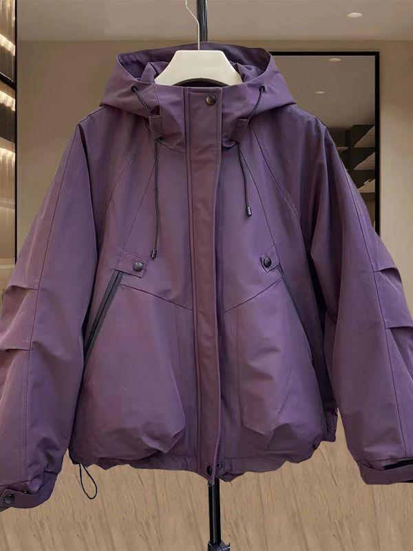 Loose Windproof Jacket Baseball Uniform For Women