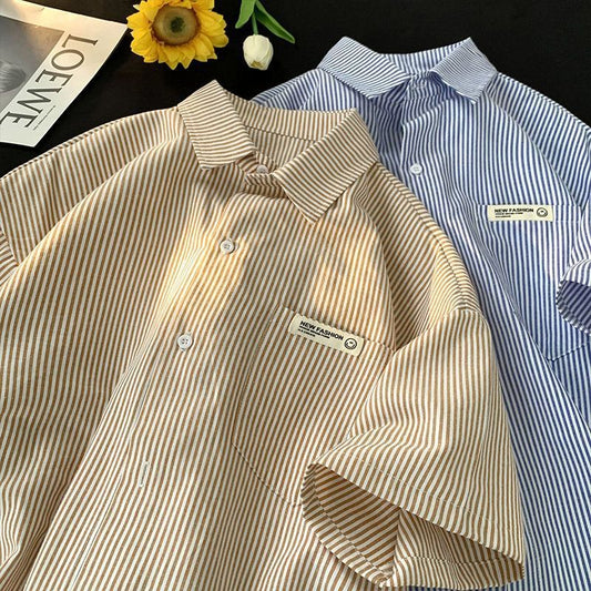 Loose Plus Size Casual Half Sleeve Shirt - Comfortable & Stylish