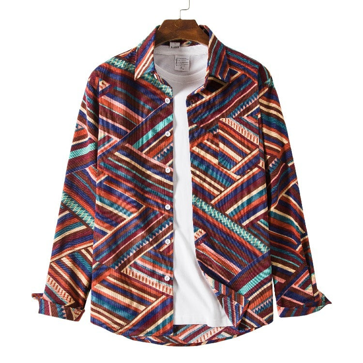 Ethnic Style Loose Casual Shirt