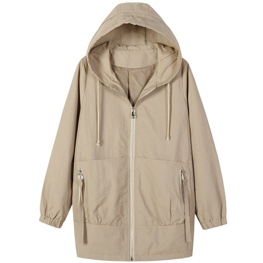 Casual Short Spring And Autumn Jacket Trench Coat