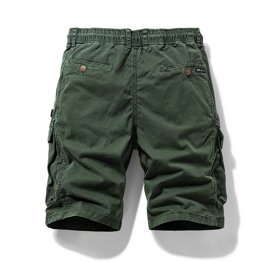 Men's Summer New Zipper Multi-pocket Shorts