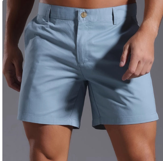 Casual Sports Solid Color American Retro Shorts - Chic and Current