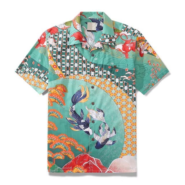 Hawaiian Tropical Print Shirt
