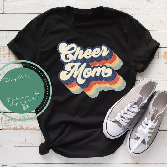 Retro Cheerleading Mom Gildan T-shirt - Comfortable & Stylish