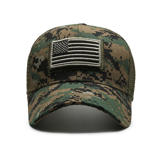 Outdoor Sun Protection Baseball Hat - Tactical Camouflage Design