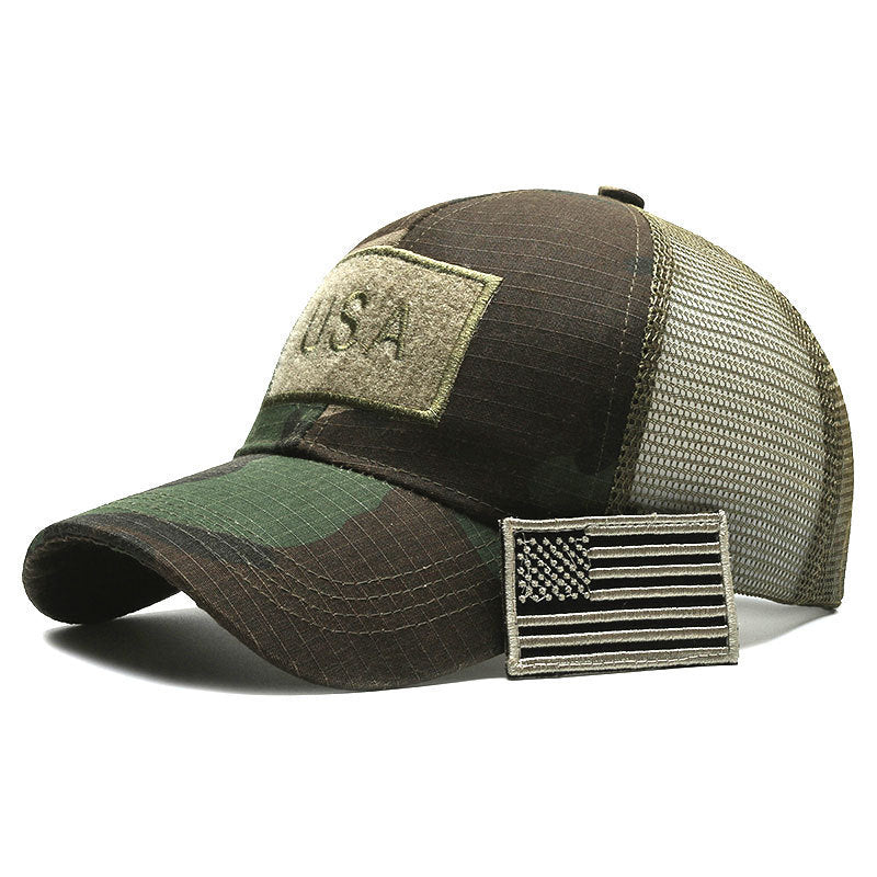 Outdoor Sun Protection Baseball Hat - Tactical Camouflage Design