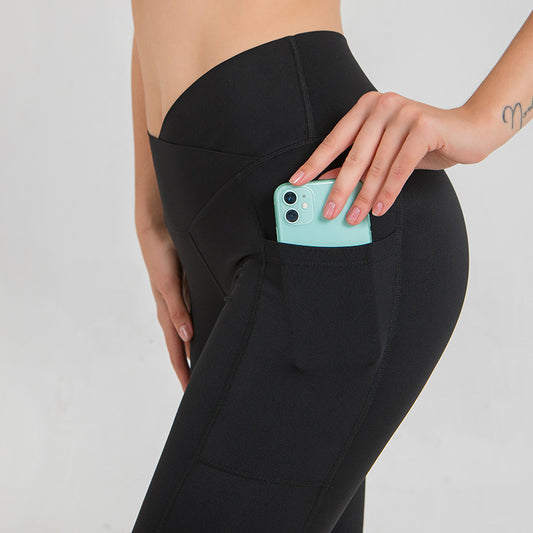 Women's V Waist Yoga Pants - Premium Quality | Chic And Current