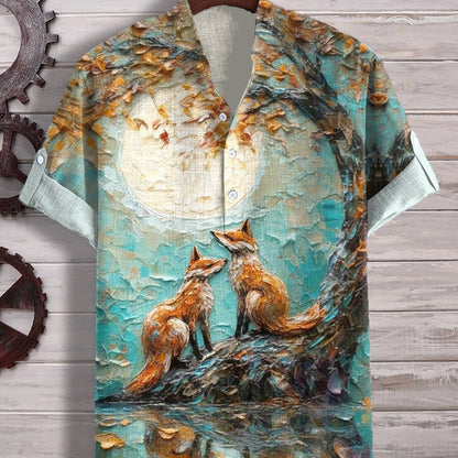 3D Digital Animal Style Short Sleeve Shirt - Stylish & Comfortable