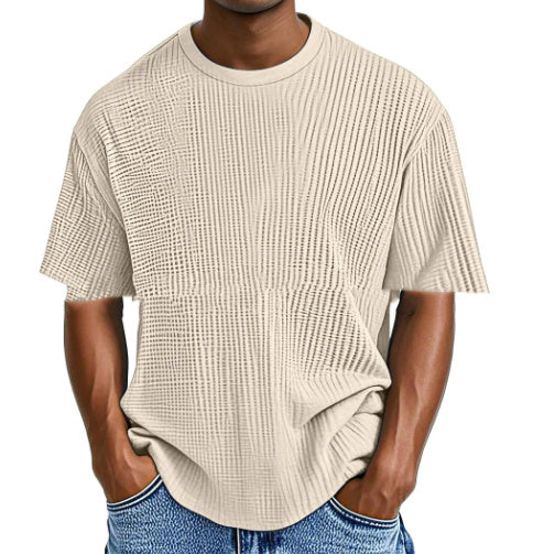 Comfort Waffle Short Sleeve Tee - Pure Color Collection