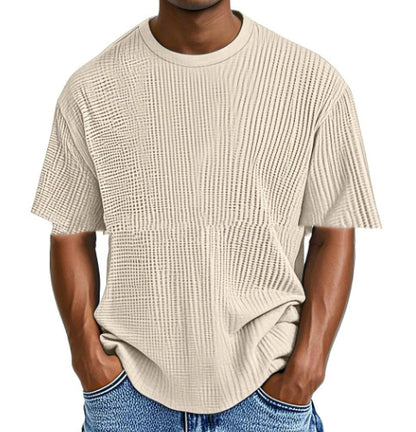 Comfort Waffle Short Sleeve Tee - Pure Color Collection