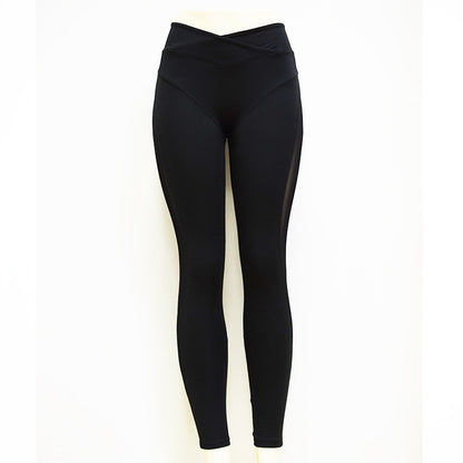 Women's Elastic Sport Yoga High Waist Pants Leggings - Premium Quality