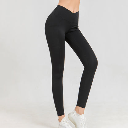Women's V Waist Yoga Pants - Premium Quality | Chic And Current