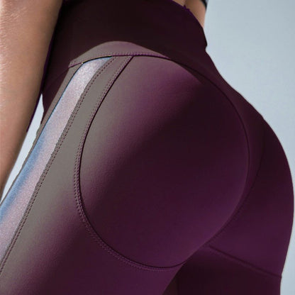 Women's Elastic Sport Yoga High Waist Pants Leggings - Premium Quality