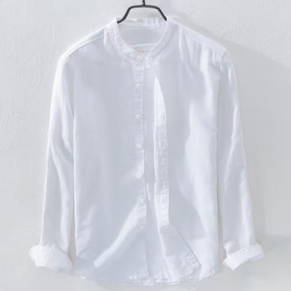 Breathable Casual Long Sleeve Cotton Linen Shirt - Summer Collection