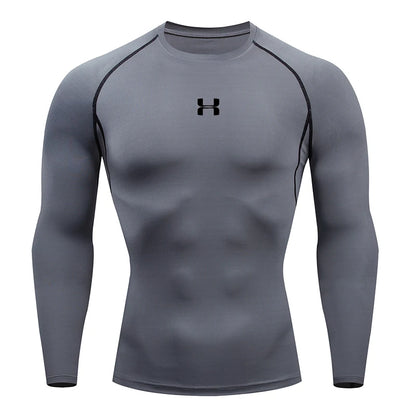 Men's Running Compression T-shirt - Enhance Performance - Sport Tees - Gym Fitness