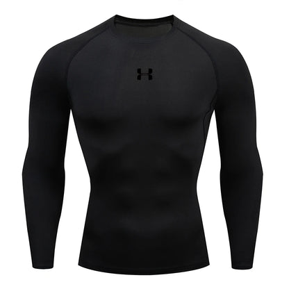 Men's Running Compression T-shirt - Enhance Performance - Sport Tees - Gym Fitness