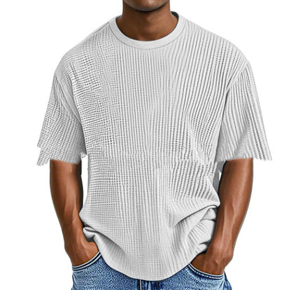 Comfort Waffle Short Sleeve Tee - Pure Color Collection