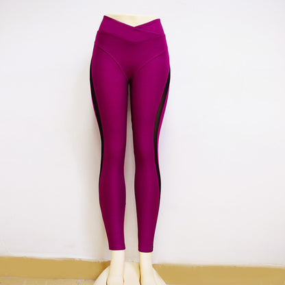 Women's Elastic Sport Yoga High Waist Pants Leggings - Premium Quality