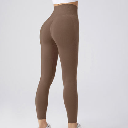 Women's Seamless Tummy Control Leggings - High-Waisted Workout Pants