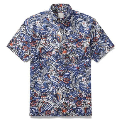 Hawaiian Tropical Print Shirt