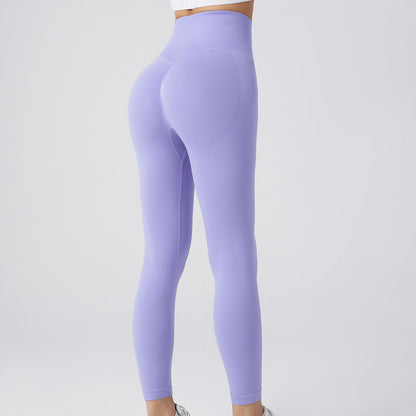 Women's Seamless Tummy Control Leggings - High-Waisted Workout Pants
