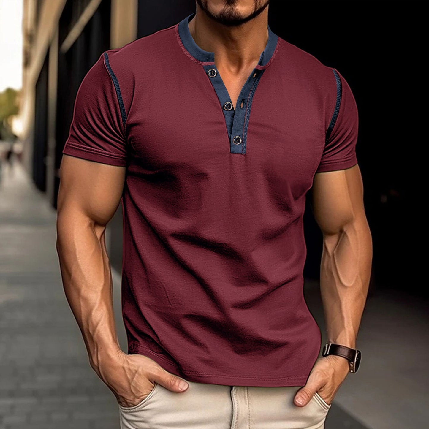 Summer Fashion - Short-sleeved Polo Shirt for Men