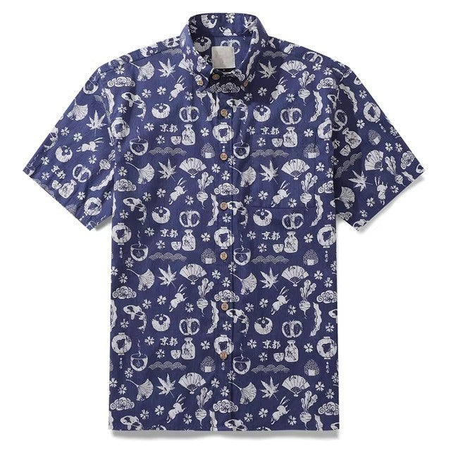 New Men's Shirt Hawaiian Tropical Style Animal Alohacamisha Style Street Digital Printing