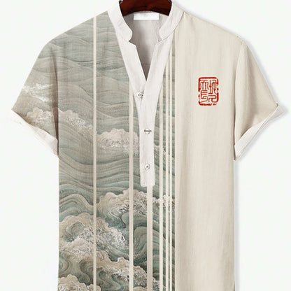 3D Digital Animal Style Short Sleeve Shirt - Stylish & Comfortable