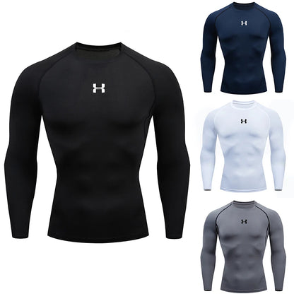 Men's Running Compression T-shirt - Enhance Performance - Sport Tees - Gym Fitness