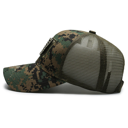 Outdoor Sun Protection Baseball Hat - Tactical Camouflage Design
