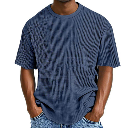 Comfort Waffle Short Sleeve Tee - Pure Color Collection