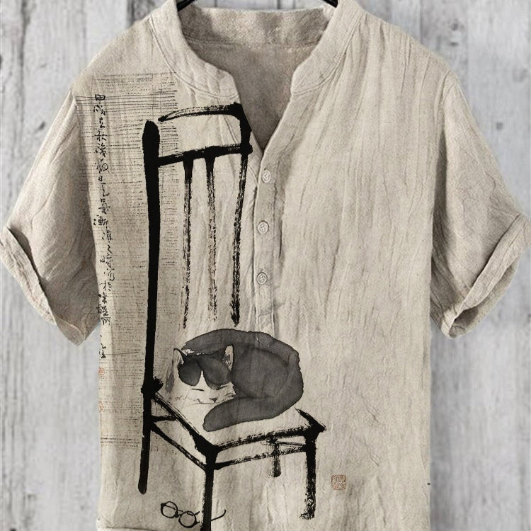 3D Digital Animal Style Short Sleeve Shirt - Stylish & Comfortable