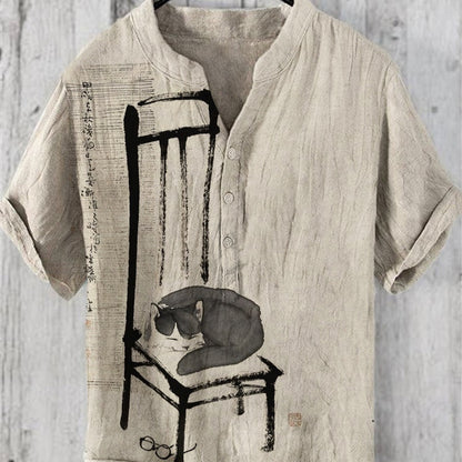 3D Digital Animal Style Short Sleeve Shirt - Stylish & Comfortable