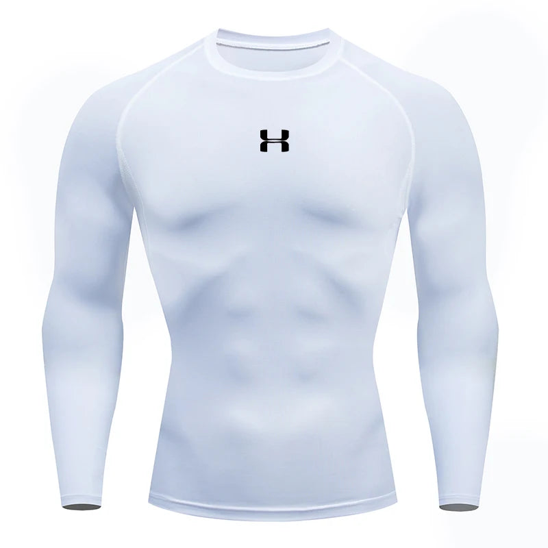 Men's Running Compression T-shirt - Enhance Performance - Sport Tees - Gym Fitness