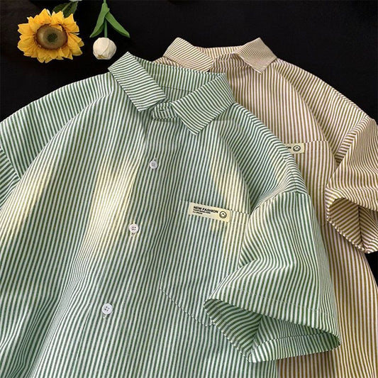 Loose Plus Size Casual Half Sleeve Shirt - Comfortable & Stylish