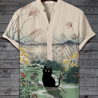 3D Digital Animal Style Short Sleeve Shirt - Stylish & Comfortable