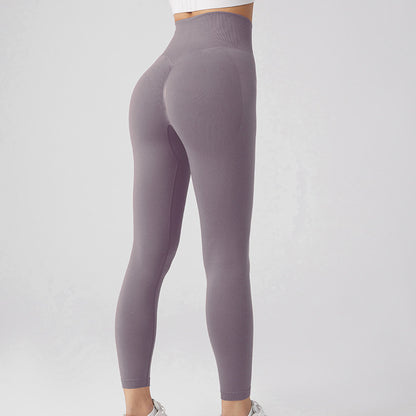 Women's Seamless Tummy Control Leggings - High-Waisted Workout Pants