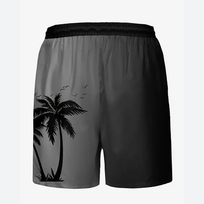 Men's Summer Beach Pants Shorts - Plus Size Loose Fit