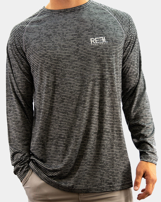Alazon Grey LS Fishing Shirt