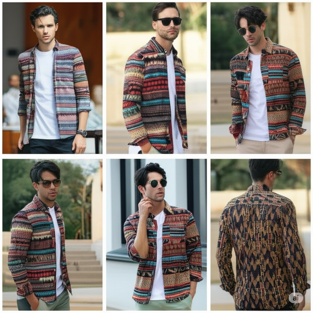 Ethnic Style Loose Casual Shirt