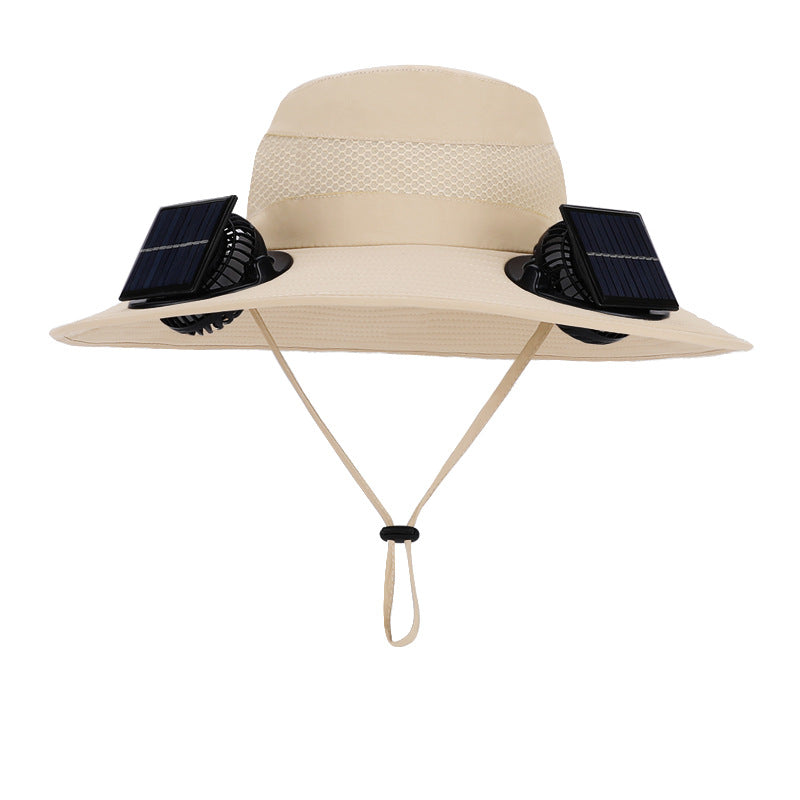 Solar Twin Fan Hat | Summer Outdoor Mountaineering | Breathable & Stylish - TrendSetter