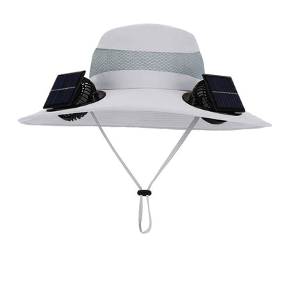 Solar Twin Fan Hat | Summer Outdoor Mountaineering | Breathable & Stylish - TrendSetter