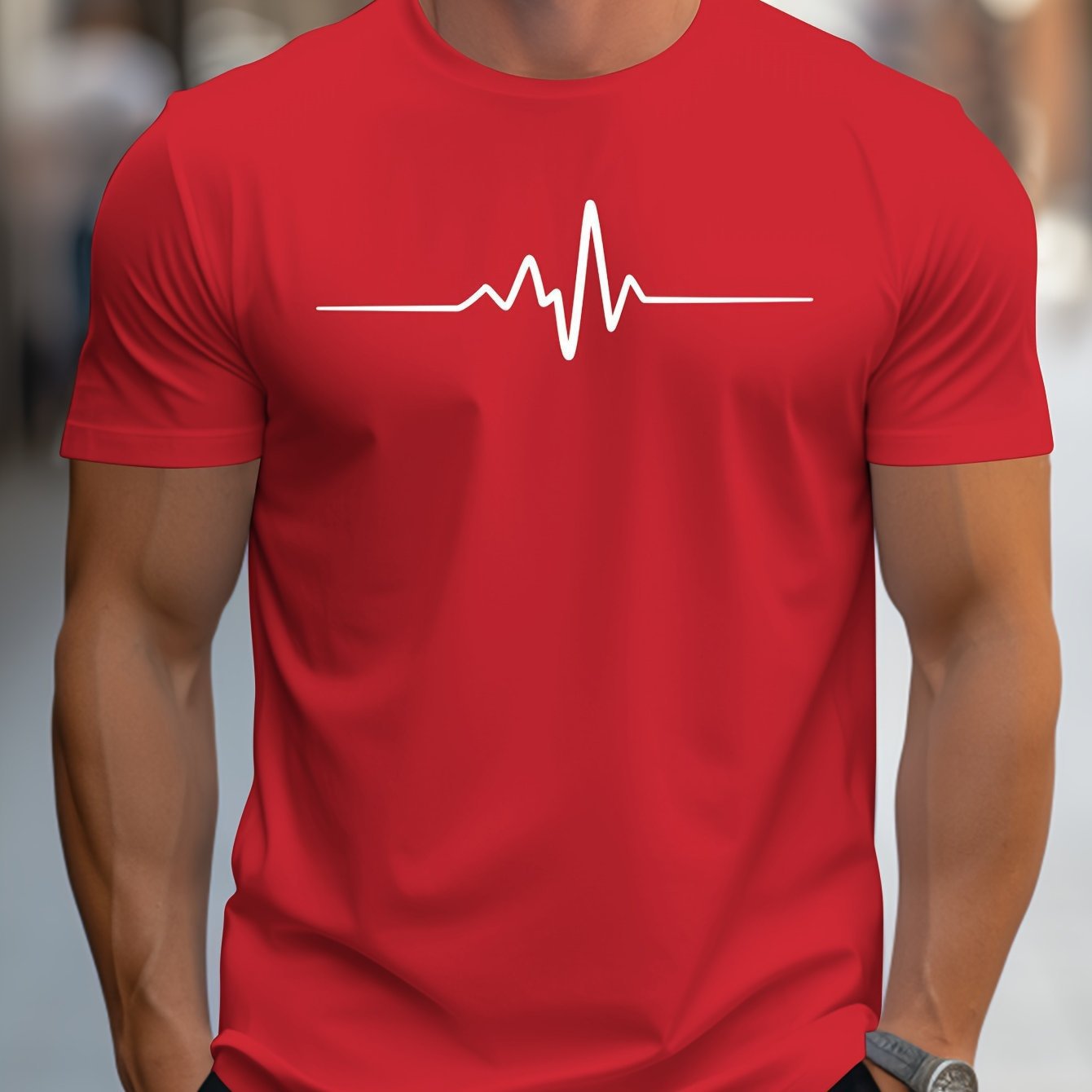 European And American 3D Sports Men T-shirt