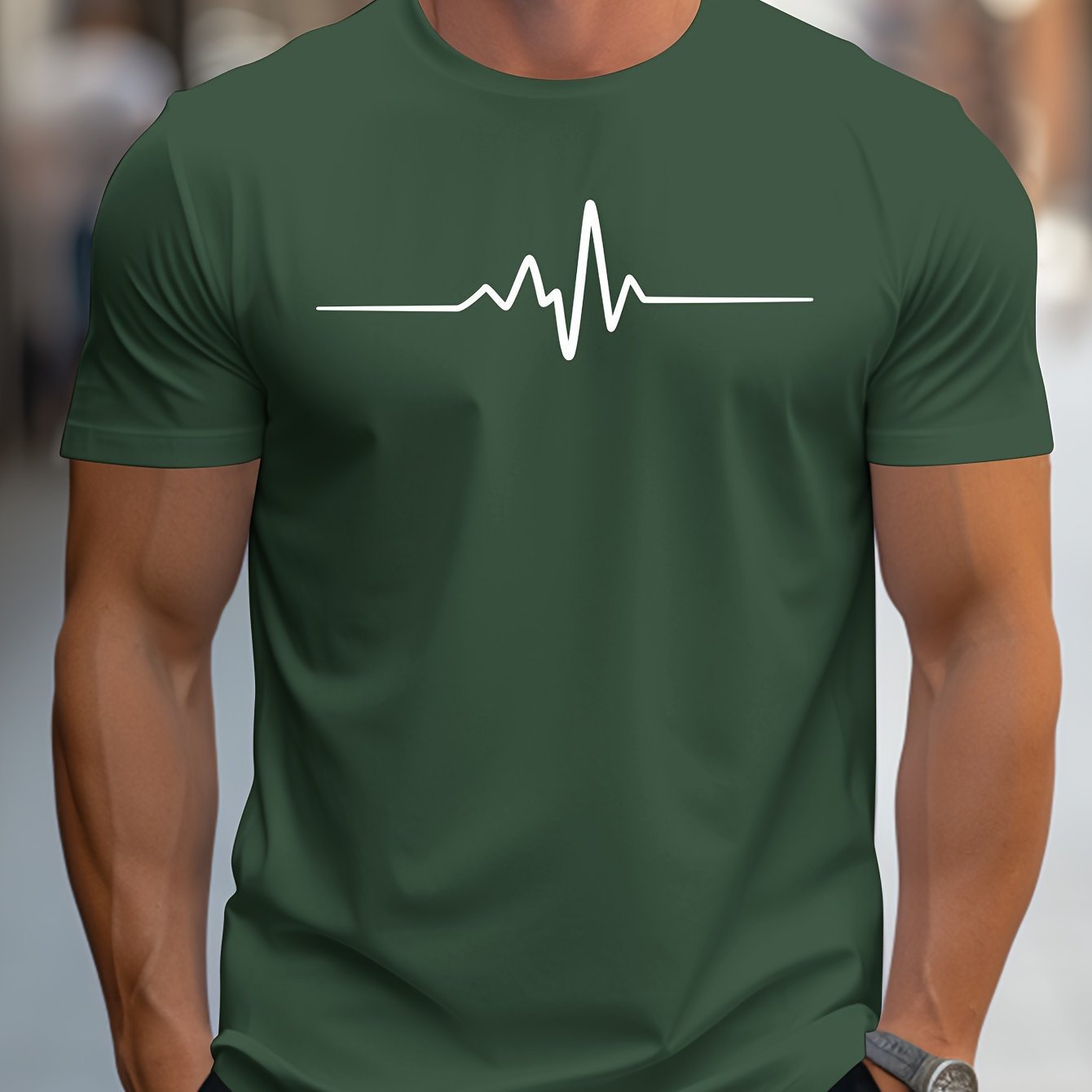 European And American 3D Sports Men T-shirt