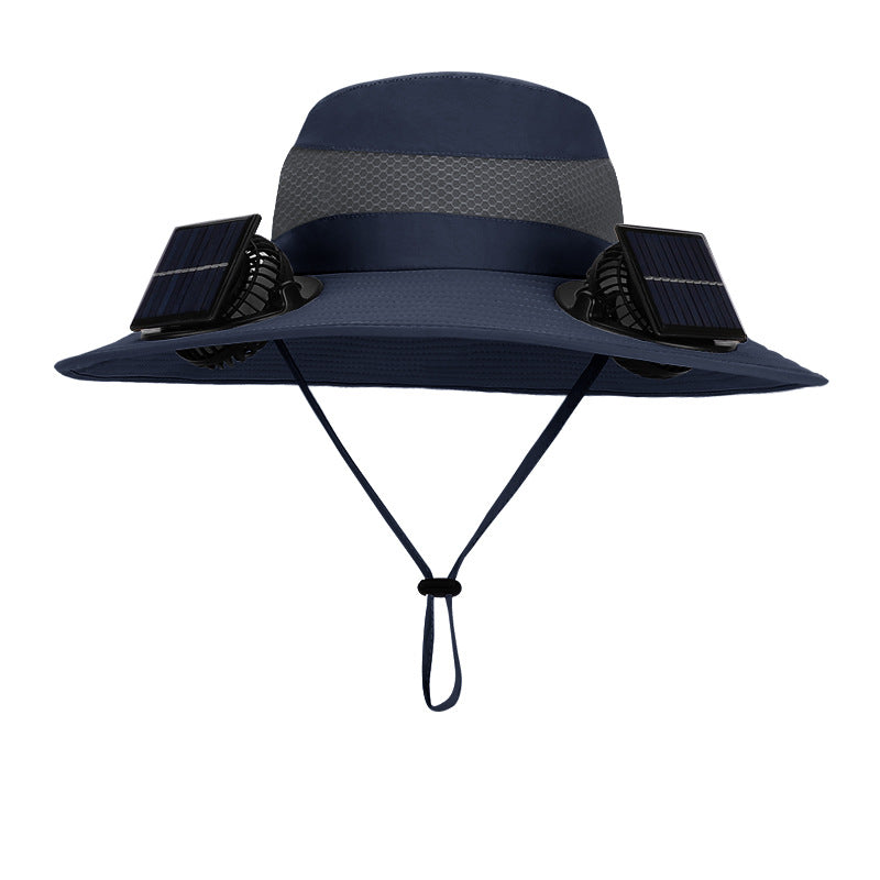 Solar Twin Fan Hat | Summer Outdoor Mountaineering | Breathable & Stylish - TrendSetter