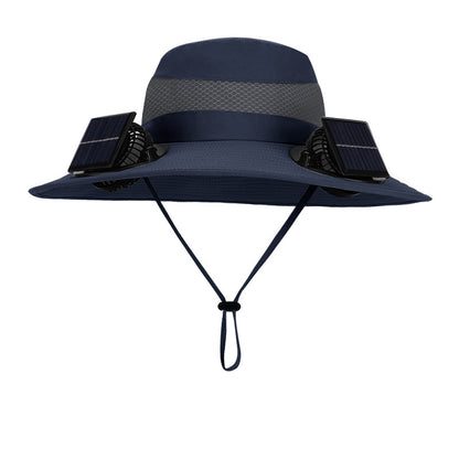 Solar Twin Fan Hat | Summer Outdoor Mountaineering | Breathable & Stylish - TrendSetter