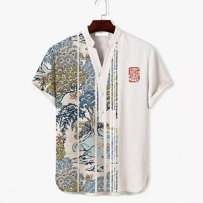 3D Digital Animal Style Short Sleeve Shirt - Stylish & Comfortable