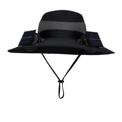 Solar Twin Fan Hat | Summer Outdoor Mountaineering | Breathable & Stylish - TrendSetter